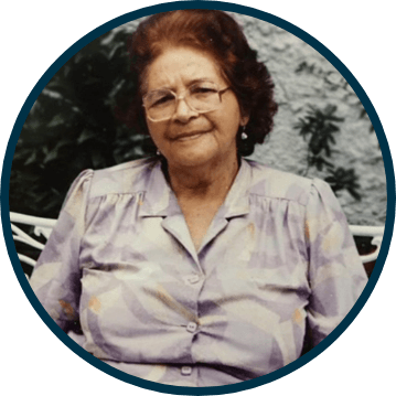 Old photograph of Grandma Aurora